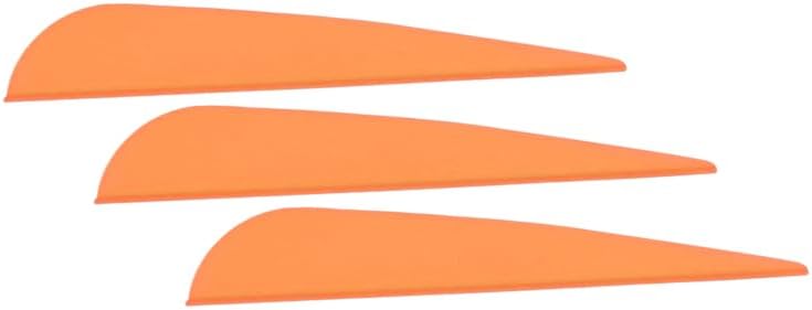 TY Archery 4 Inch Archery Fletches Plastic TPU Fletching Vanes Feathers Vane DIY for Archery Arrows Carbon Arrow Hunting Target Shooting - Pack of 50 - Image 3